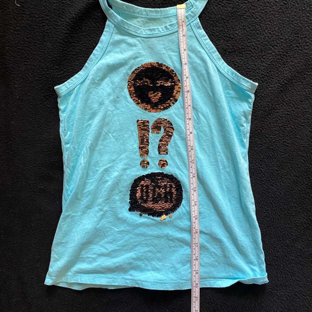 Girl’s Reverse Glitter Tank - Picture 5 of 6